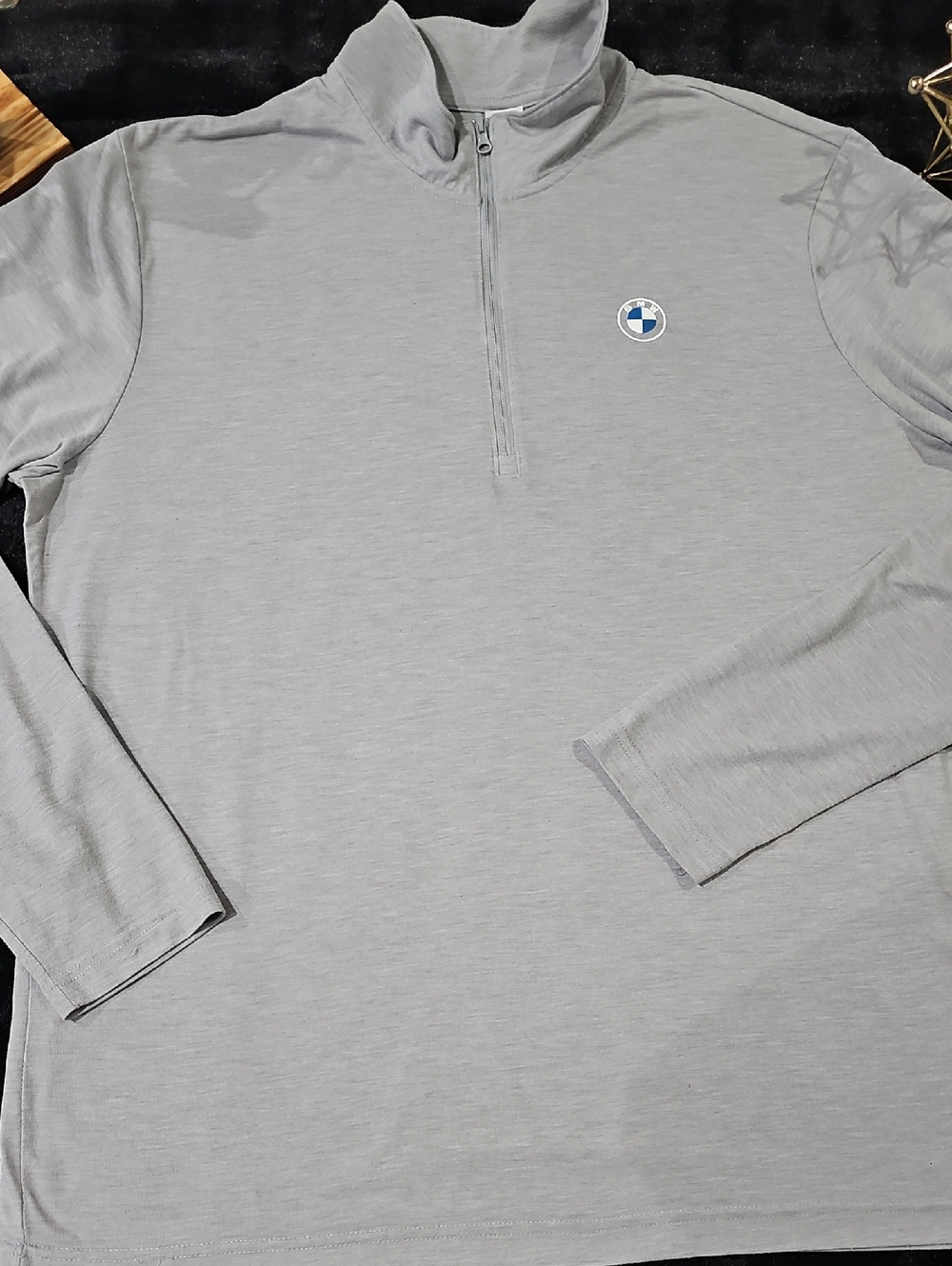 Sport-Tek Men’s Light Gray Quarter-Zip Pullover